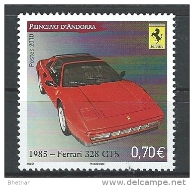 Andorre YT 696 " Automobile, Ferrari " 2010 Neuf** - Unused Stamps
