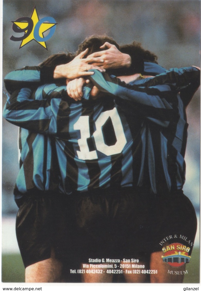 Italia 1998 Calcio INTER 90° Anniversario Annullo Cartolina - Club Mitici