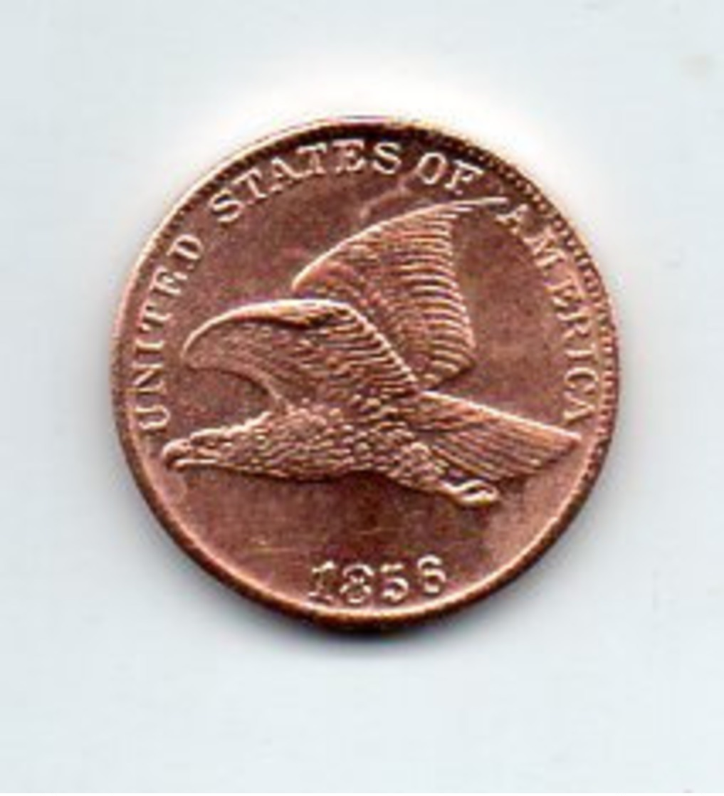 USA : 1 Ct 1858 - 1856-1858: Flying Eagle (Aigle Volant)