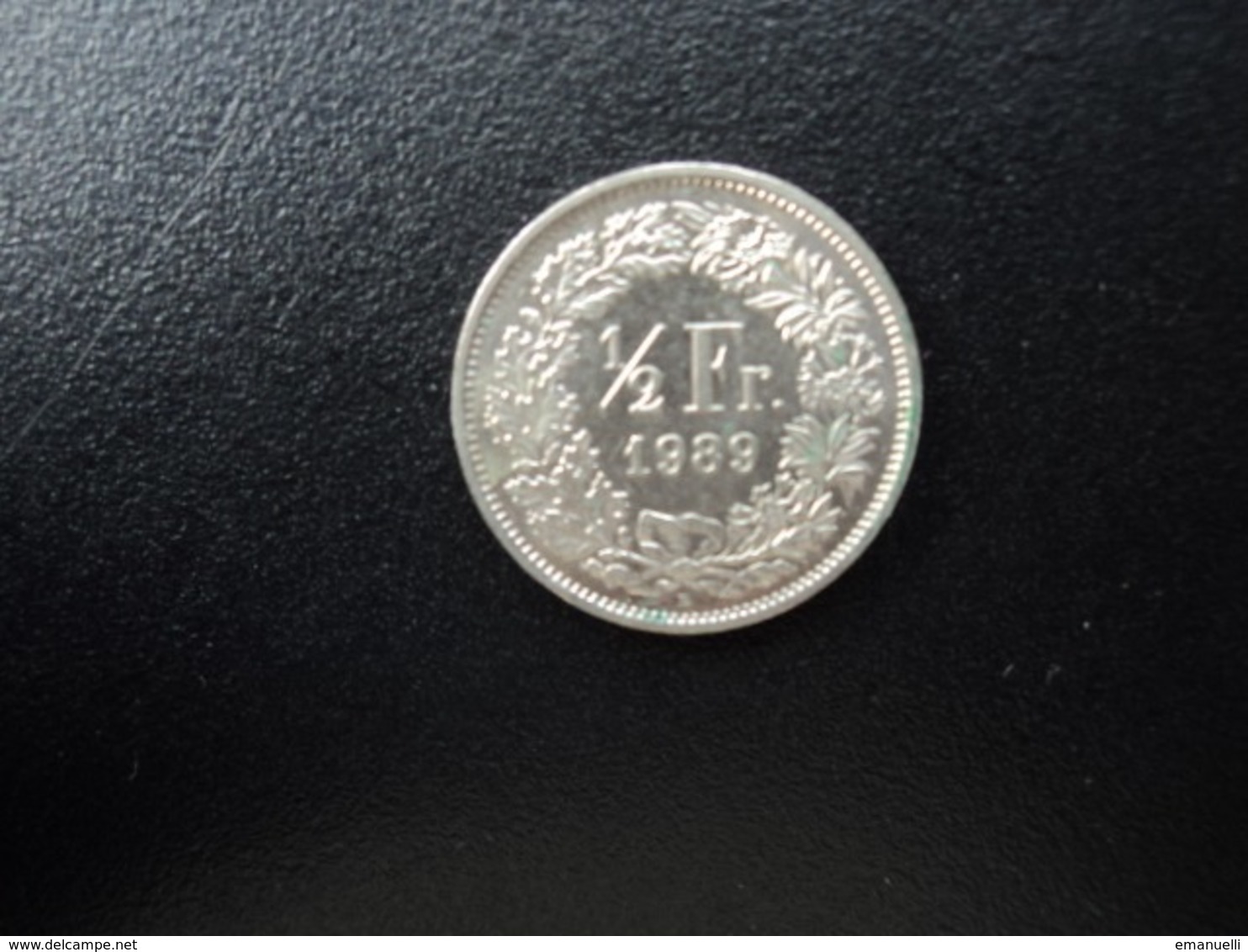SUISSE : 1/2 FRANC   1989 B     KM 23a.1        SUP+ - 1/2 Franc
