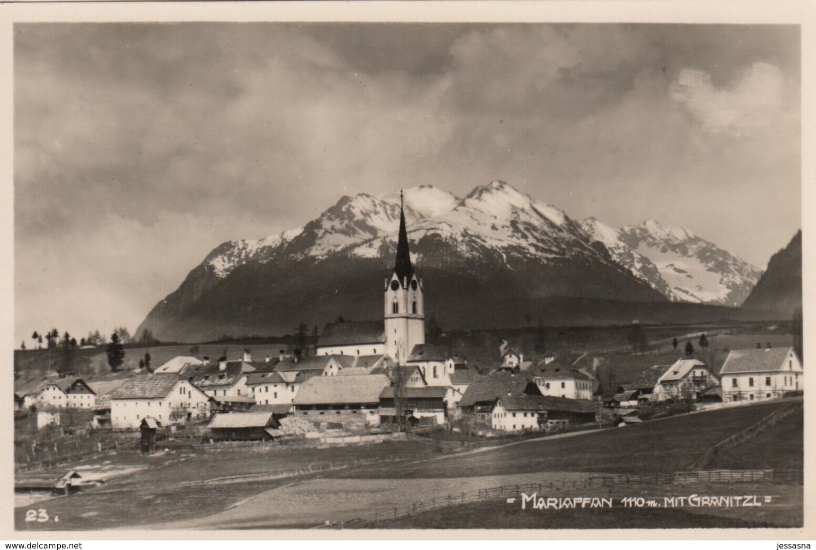 AK - Salzburg - Maria Pfarr Mit Granitzl - Ortsansicht - 1930 - Mariapfarr