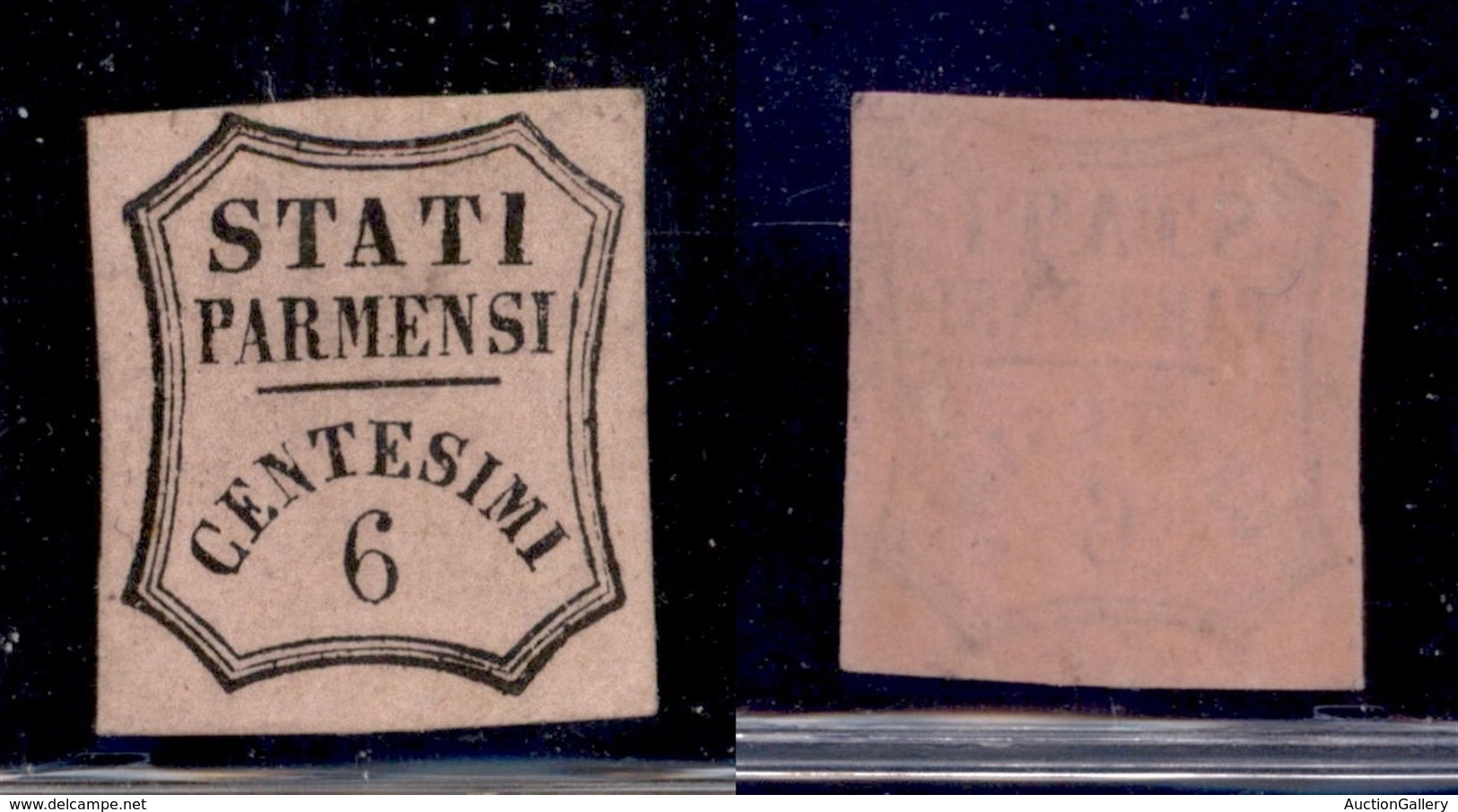 Antichi Stati Italiani - Parma - 1857 - Segnatasse Per Giornali - Non Emessi - 6 Cent (1A) - Gomma Integra (640) - Autres & Non Classés