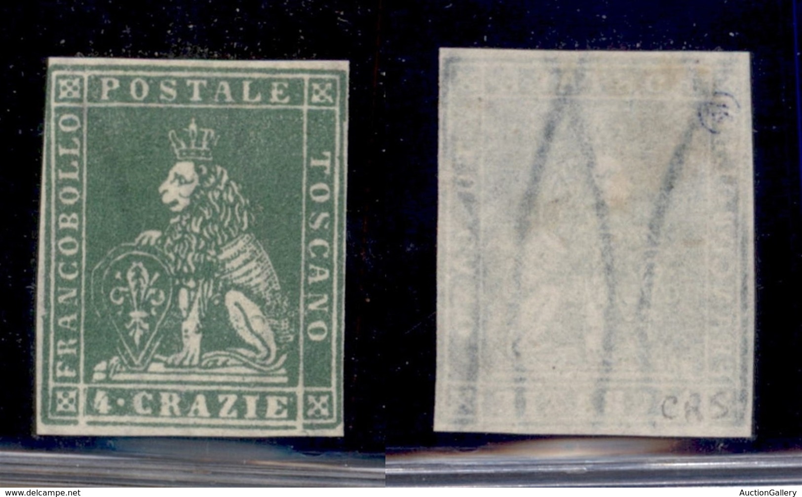 Antichi Stati Italiani - Toscana - Ristampa - 1857 - 4 Crazie - Senza Gomma - Andere & Zonder Classificatie