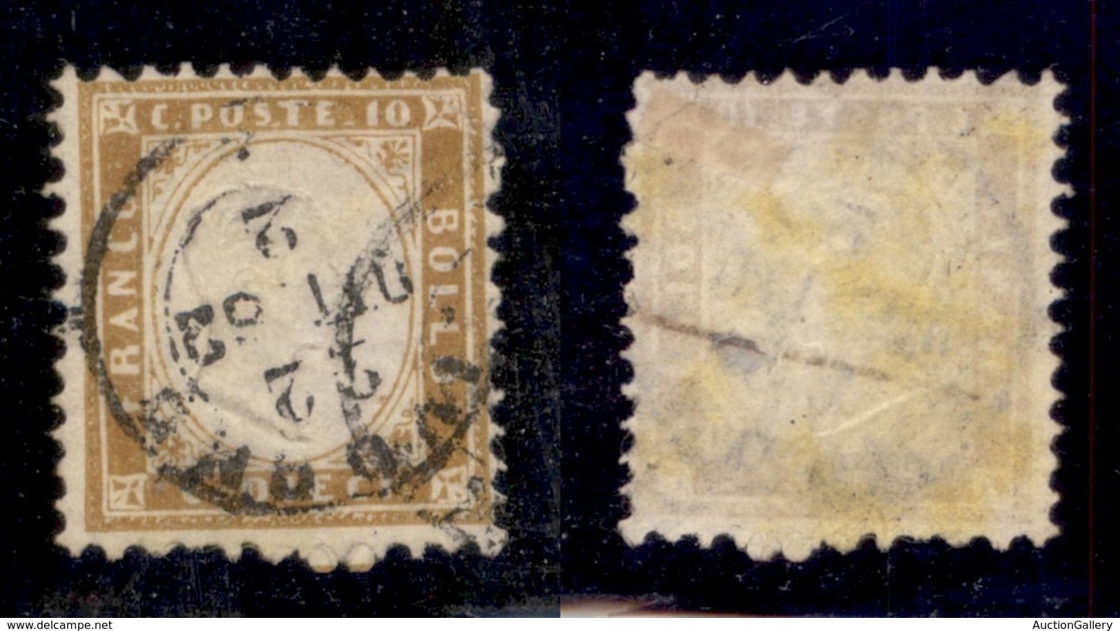 Regno - 1862 - 10 Cent (1) Usato (700) - Sonstige & Ohne Zuordnung