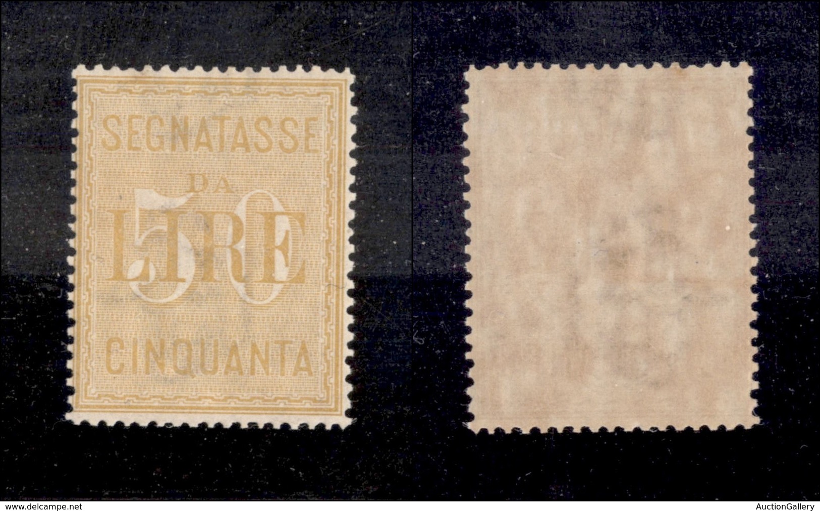 Regno - Segnatasse - 1903 -  50 Lire (31) - Gomma Integra - Ben Centrato (325+) - Sonstige & Ohne Zuordnung