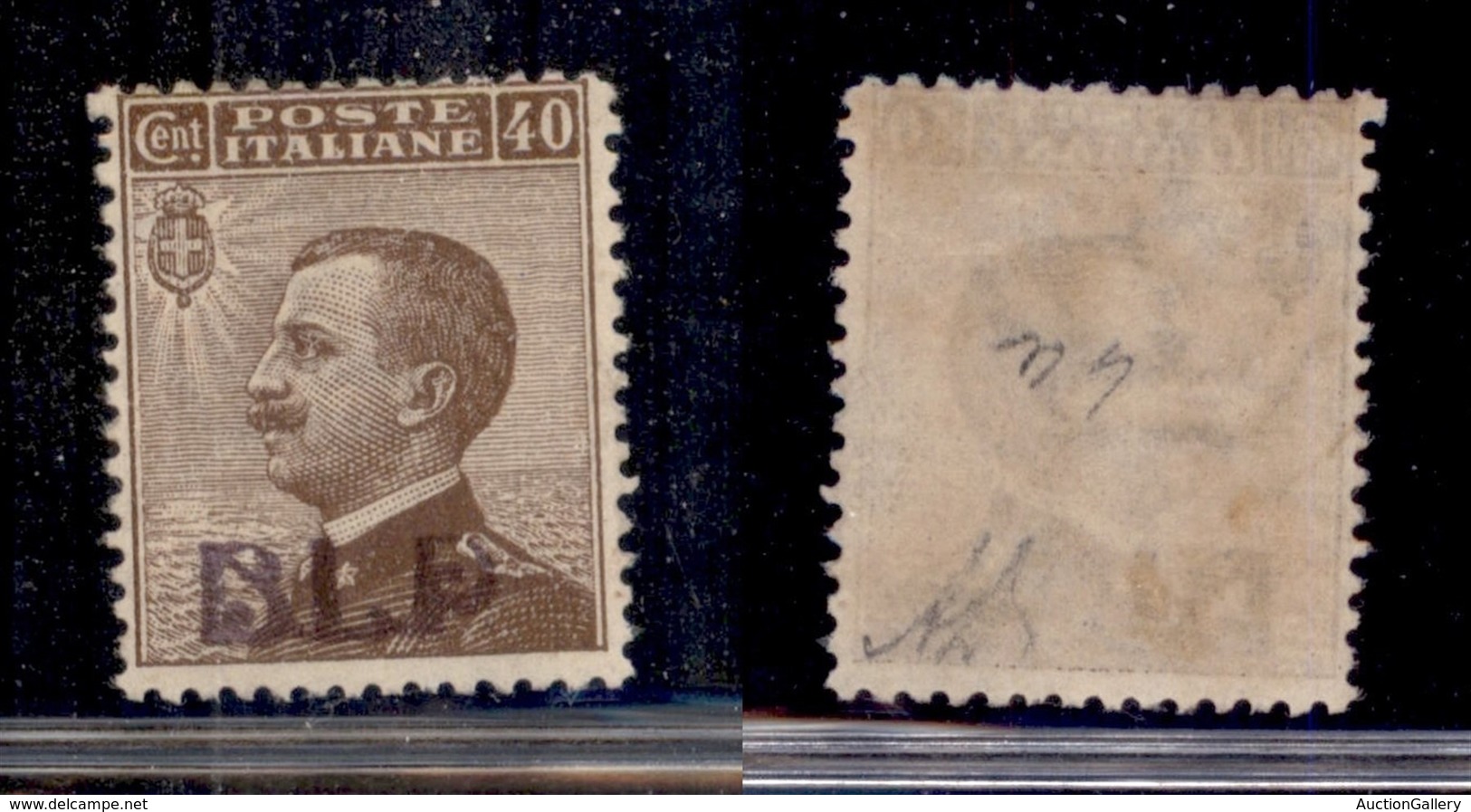 Regno - Posta Ordinaria - 1921 - 40 Cent (4B - Violetta) - Gomma Originale - Diena (200) - Sonstige & Ohne Zuordnung