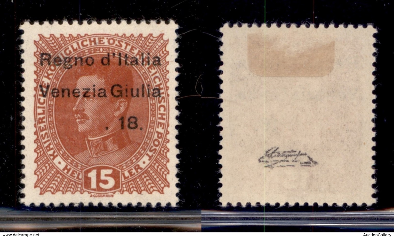 Occupazioni I Guerra Mondiale - Venezia Giulia - 1918 - 15 Heller (6t) Senza 3.XI - Gomma Originale (90) - Autres & Non Classés