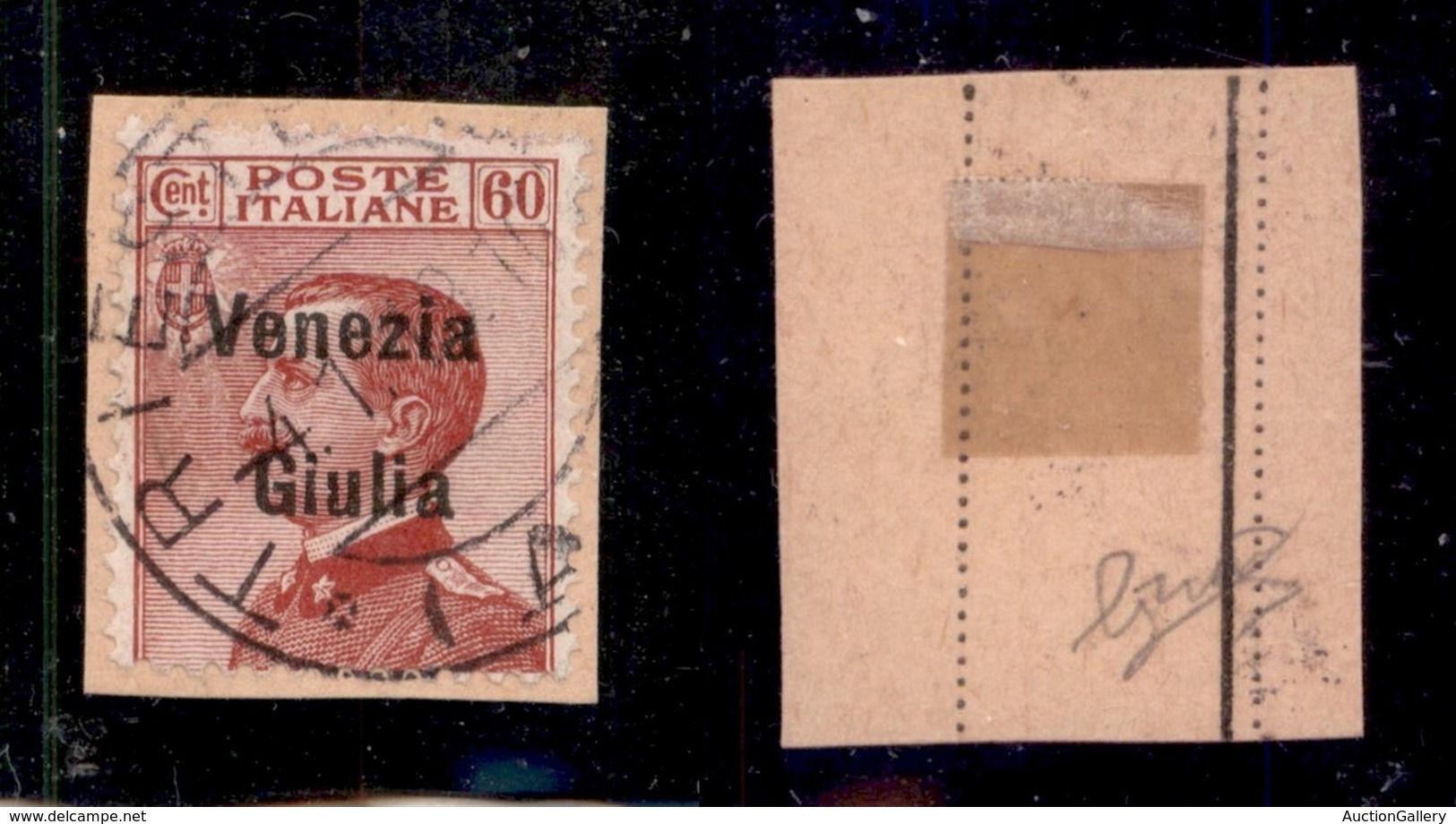 Occupazioni I Guerra Mondiale - Venezia Giulia - 1918 - 60 Cent (28) Su Frammento (350) - Sonstige & Ohne Zuordnung