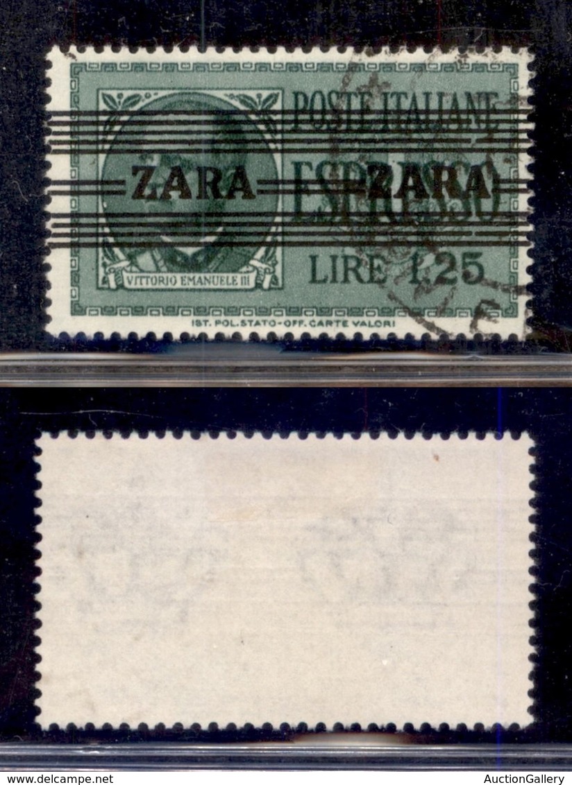 Occupazioni II Guerra Mondiale - Occupazione Tedesca - Zara - Espressi - 1943 - 1,25 Lire (3 - Terzo Tipo) Usato - A Div - Other & Unclassified