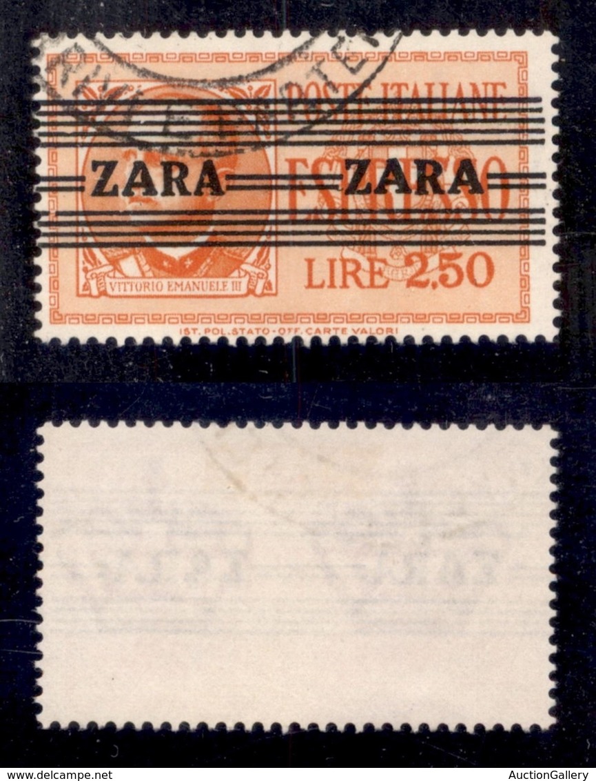 Occupazioni II Guerra Mondiale - Occupazione Tedesca - Zara - Espressi - 1943 - 2,50 Lire (4 - Quinto Tipo) Usato - Seco - Sonstige & Ohne Zuordnung