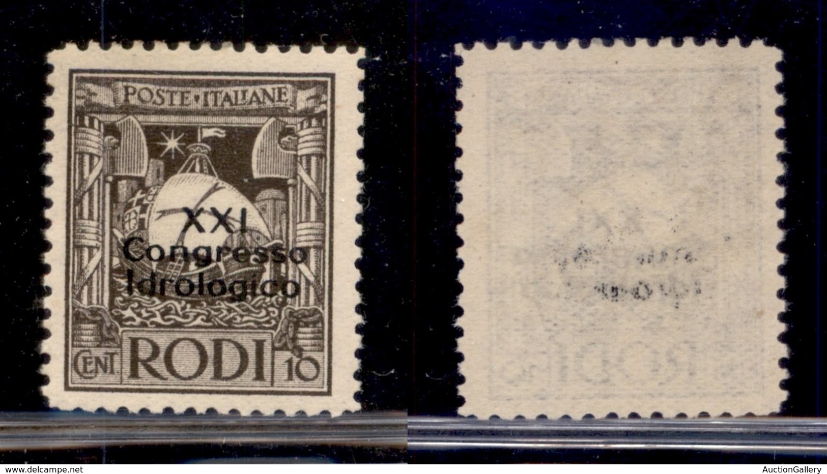 Colonie - Egeo - Emissioni Generali - 1930 - 10 Cent Congresso Idrologico (13) - Gomma Integra (250) - Other & Unclassified