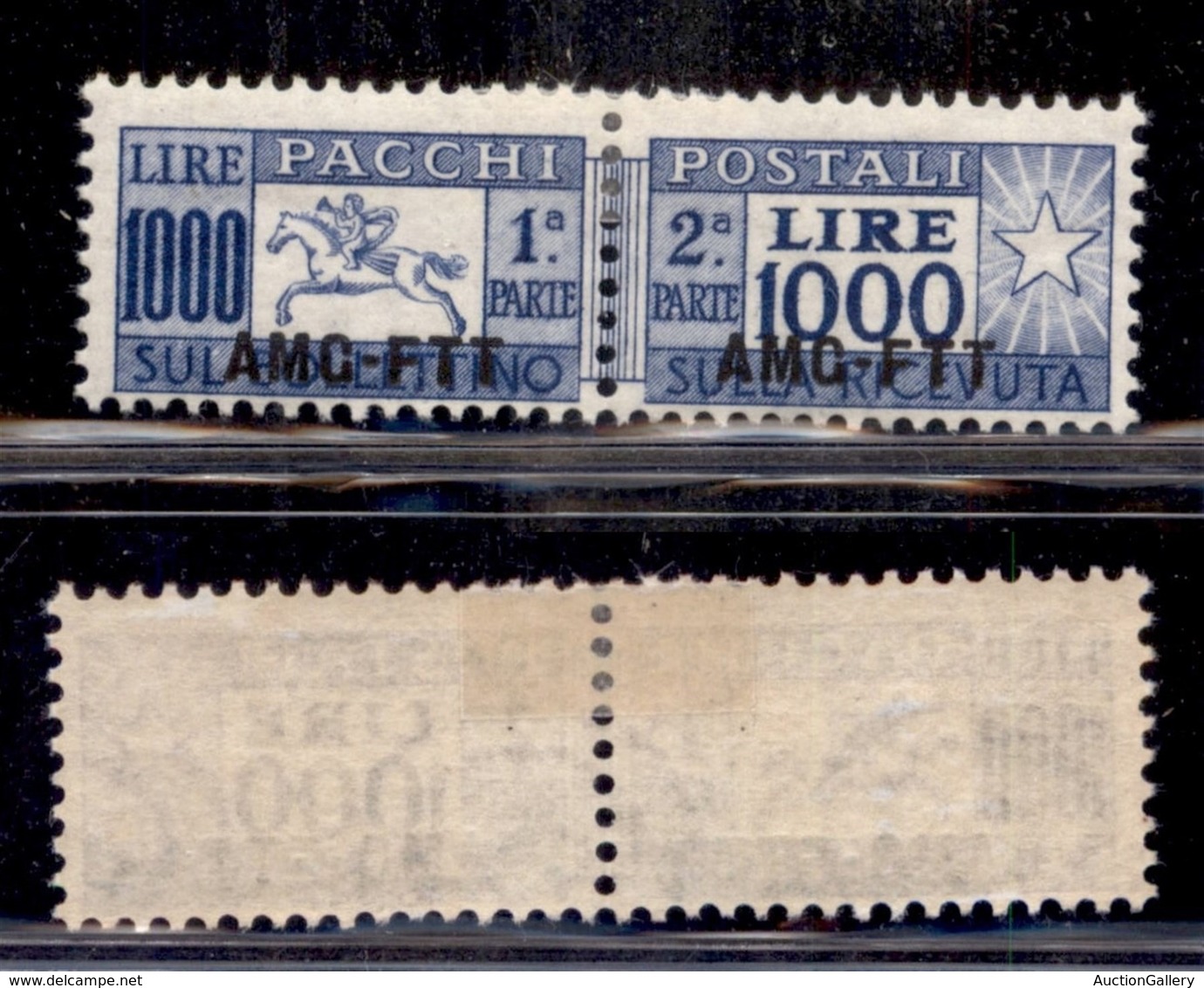 Trieste  - Trieste AMG FTT - Pacchi Postali - 1954 - 1000 Lire (26) - Gomma Originale (125) - Other & Unclassified