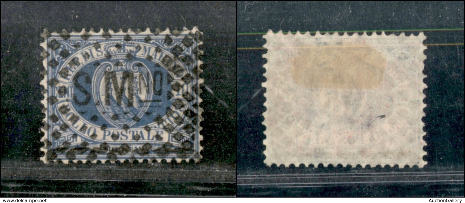 SAN MARINO - 1877 - 10 Cent (3) Usato - (150) - Andere & Zonder Classificatie