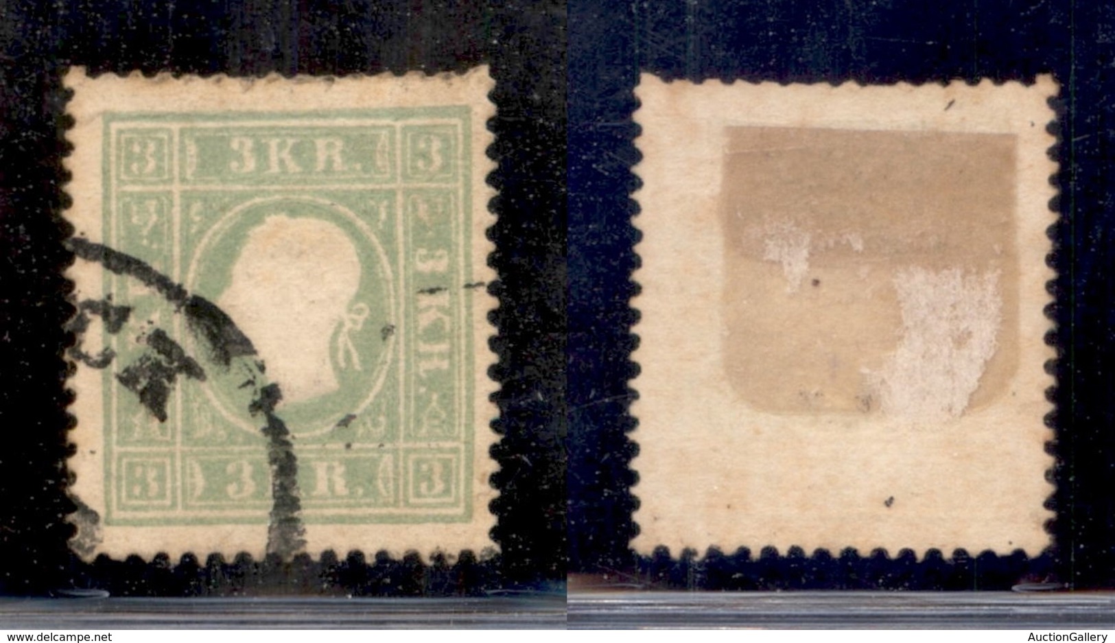 AUSTRIA - 1859 - 3 Kreuzer (12/II) - Usato - Da Esaminare - Autres & Non Classés