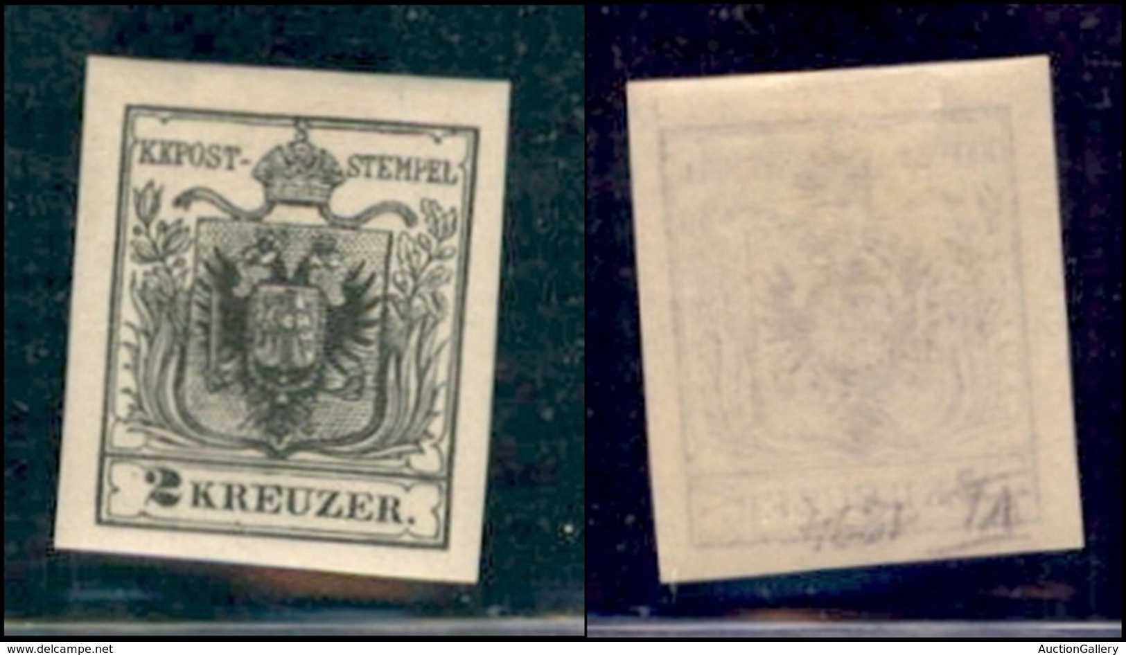 AUSTRIA - 1894 - Ristampe - 2 Kreuzer (2) - Gomma Originale - Molto Bello - Andere & Zonder Classificatie