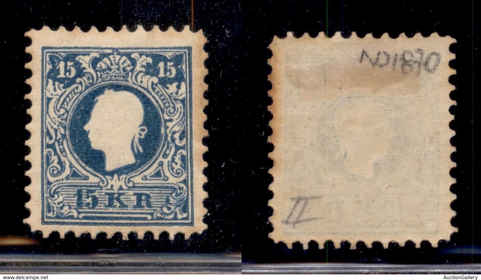 AUSTRIA - 1870 - Ristampe - 15 Kreuzer (15/II) - Gomma Originale - Other & Unclassified