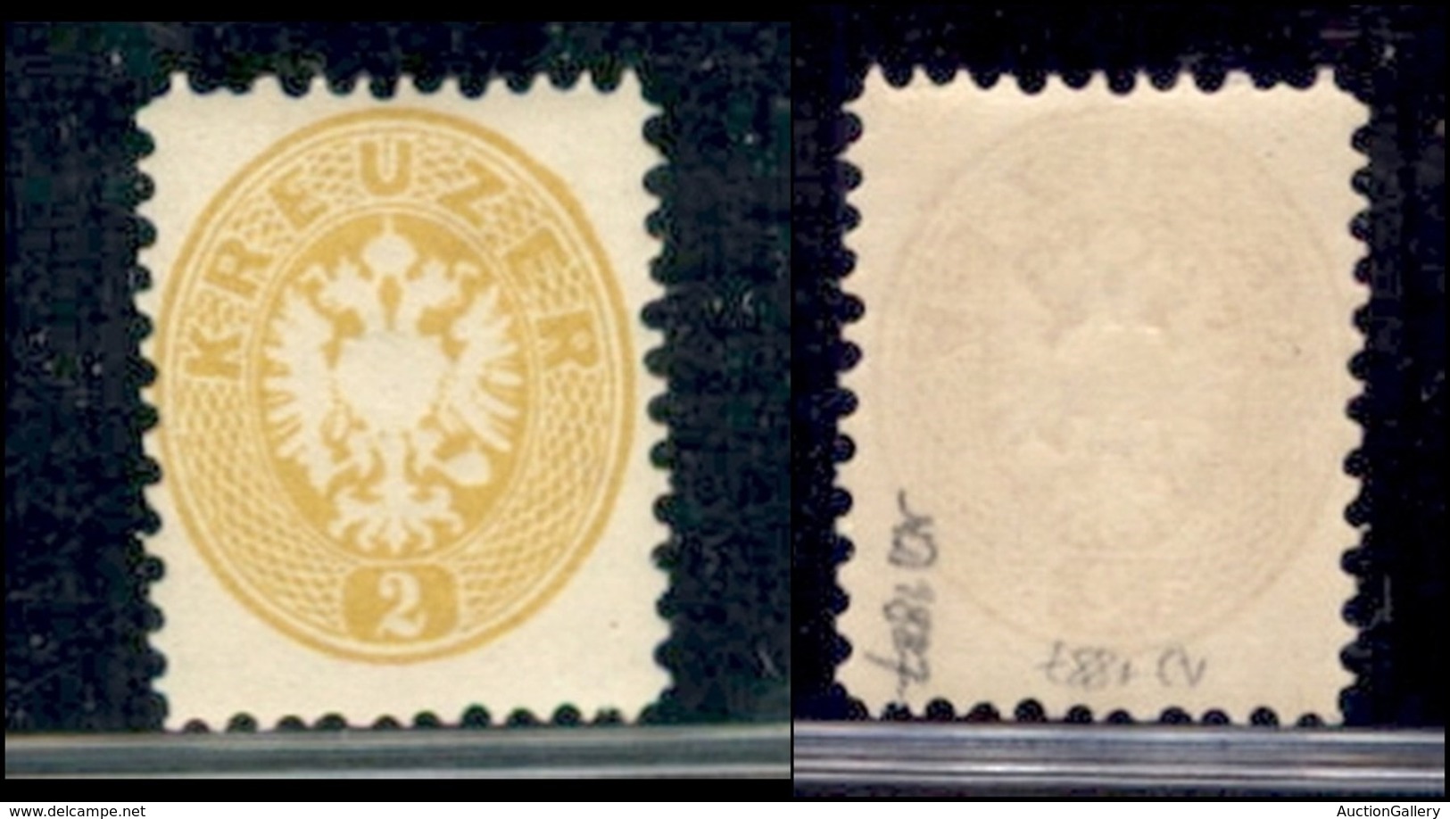 AUSTRIA - 1887 - Ristampe - 2 Kreuzer (30) - Gomma Originale - Other & Unclassified