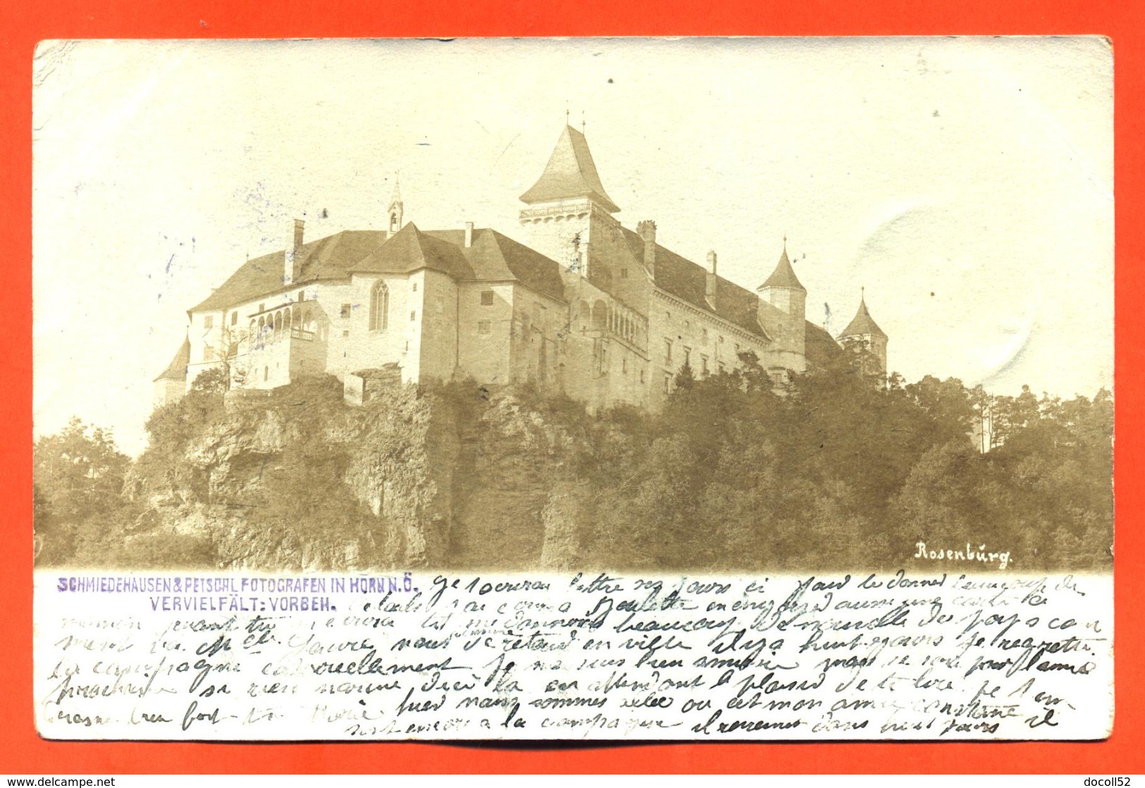 CPA Carte Photo Autriche " Rosenburg " Chateau - Rosenburg