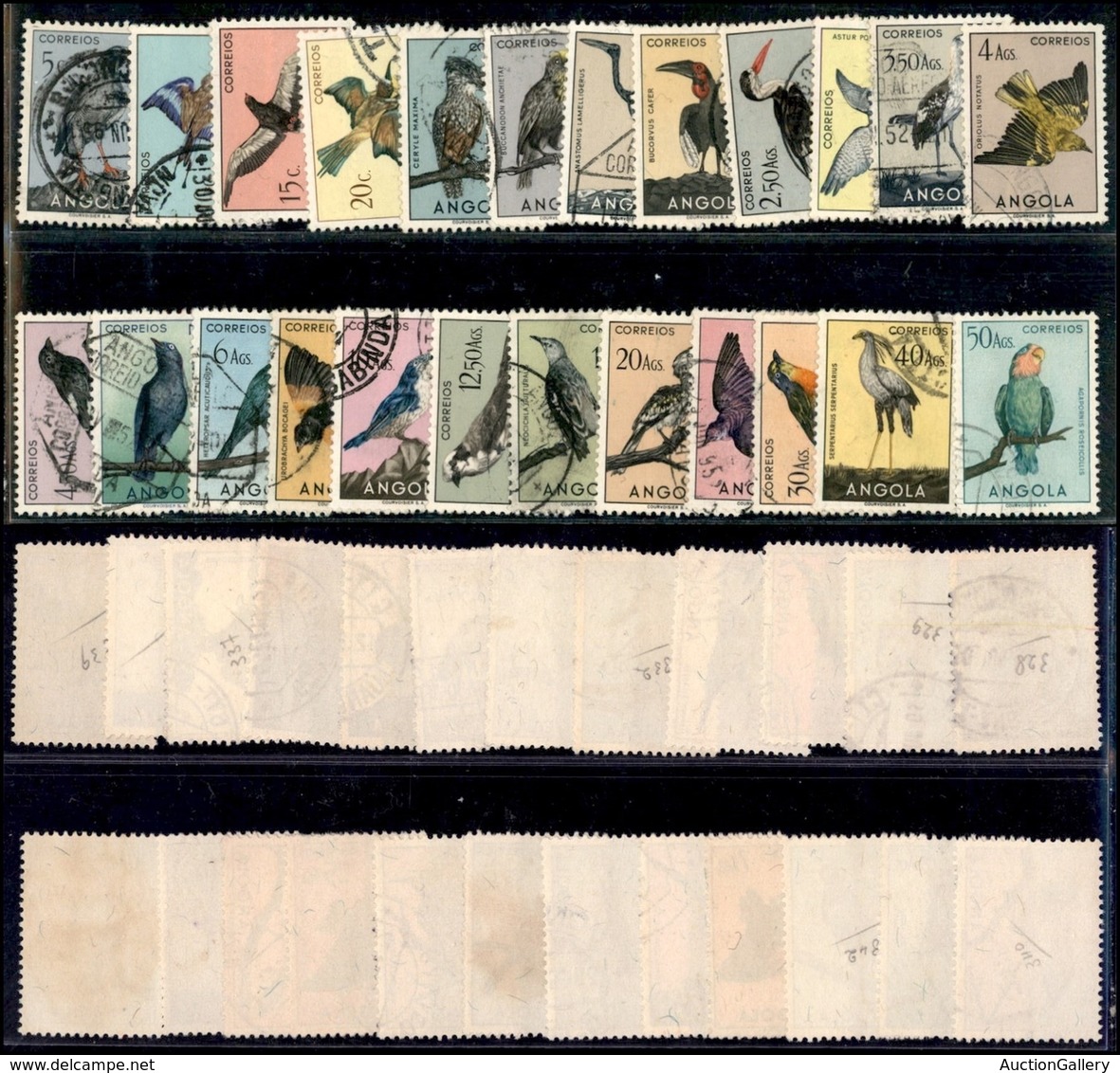 ANGOLA - 1951 - Uccelli (339/362) - Serie Completa Usata - Sonstige & Ohne Zuordnung