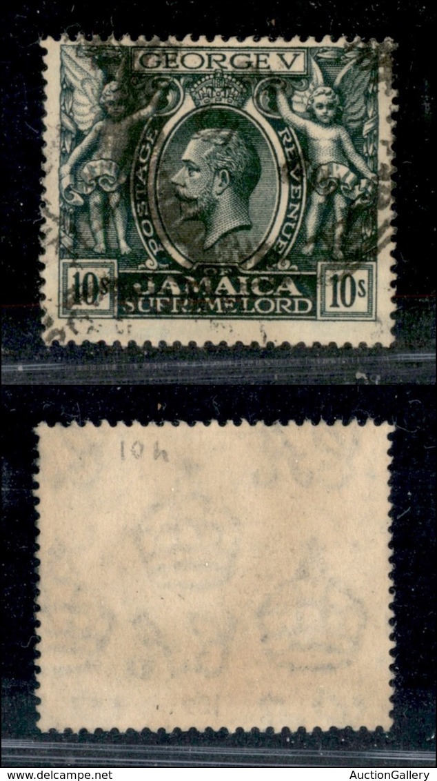GIAMAICA - 1922 - 10 Scellini (98) Usato - Sonstige & Ohne Zuordnung