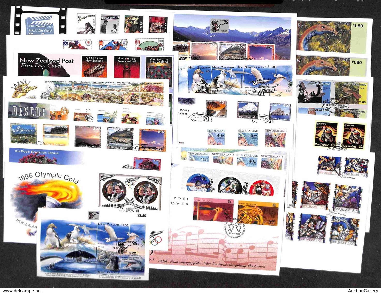 NUOVA ZELANDA - 1996 - 21 FDC Emessi Nell’anno - Poche Mancanze - Andere & Zonder Classificatie