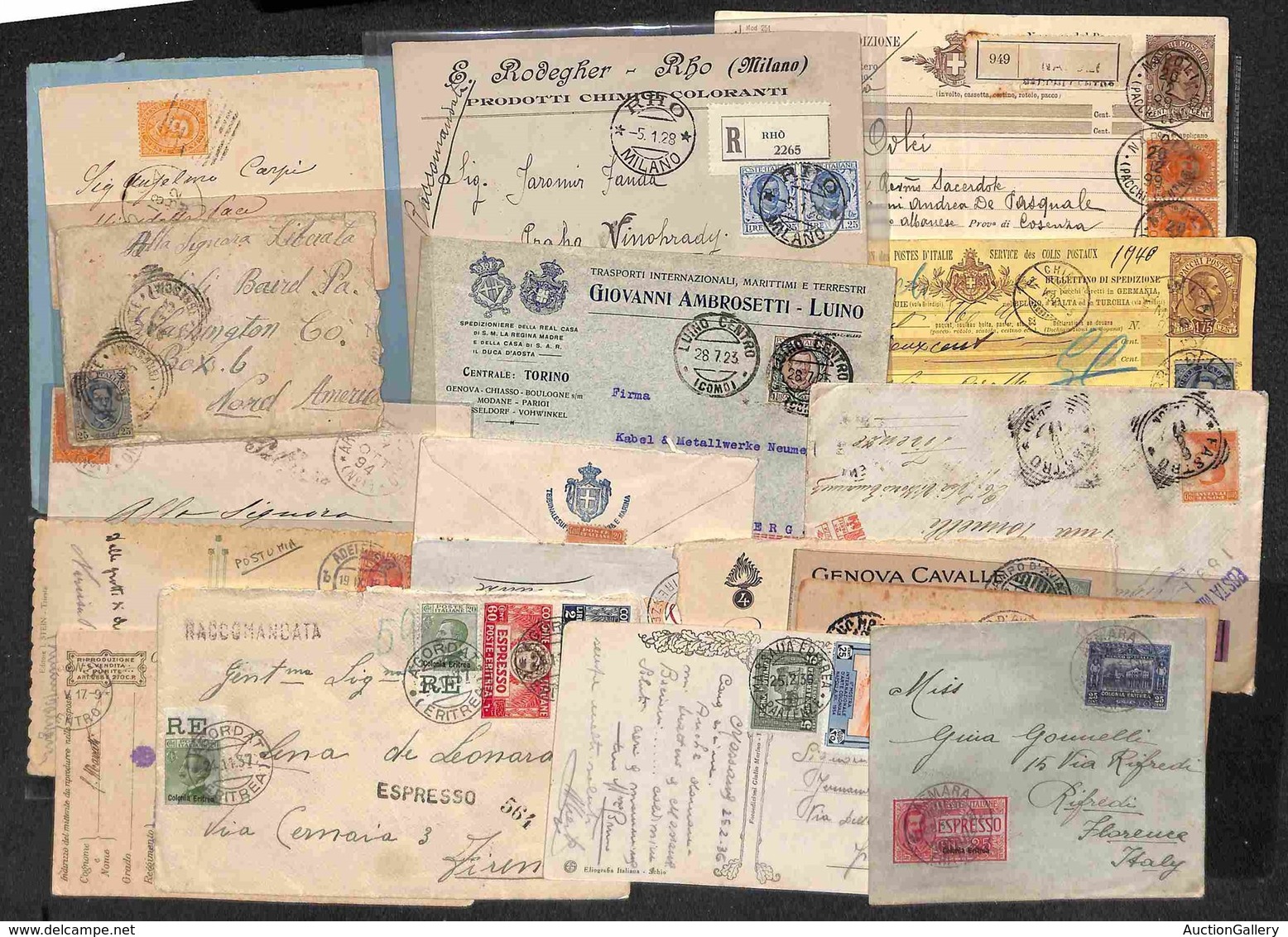 REGNO - 1882/1936 - Lotto Di 18 Oggetti Postali Del Periodo - Merita Esame - Sonstige & Ohne Zuordnung
