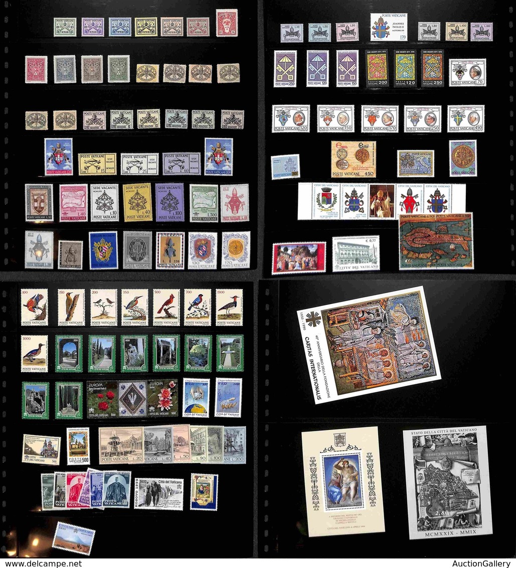 1929/2007 - Collezione Di Valori Serie Complete E Foglietti Del Periodo In 7 Pagine Di Raccoglitore - Gomma Integra E Or - Sonstige & Ohne Zuordnung