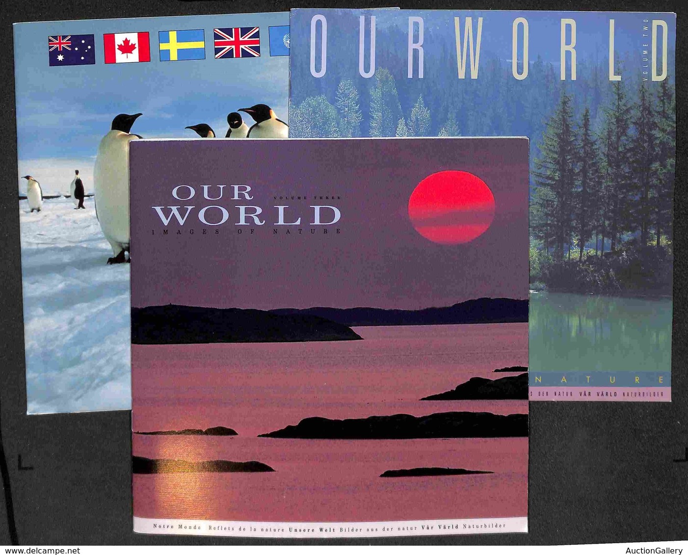 MONDIALE - 1989/1991 - Our World: International Images Of Nature - 3 Folder Completi Con Emissioni Del Periodo Di Austra - Sonstige & Ohne Zuordnung