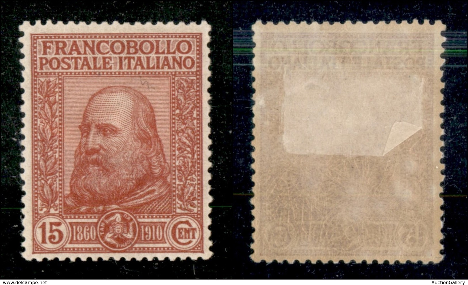 Regno - Posta Ordinaria - 1910 - 15 Cent Garibaldi (88) - Gomma Originale (70) - Altri & Non Classificati