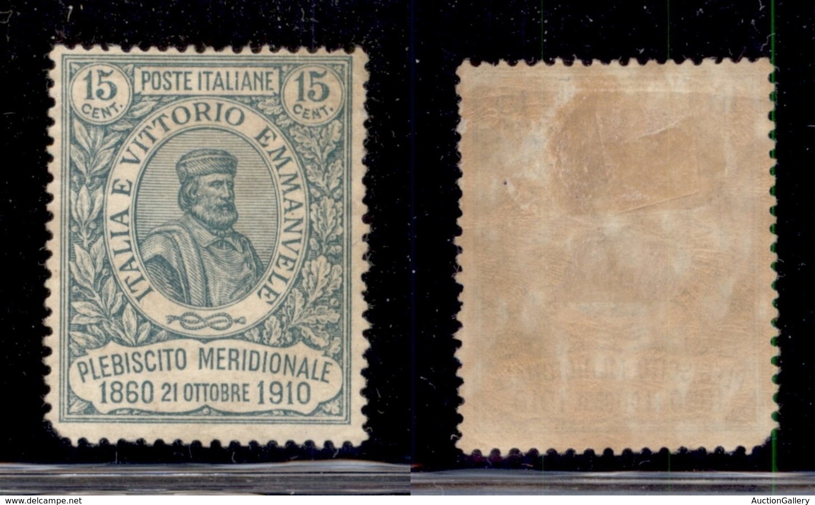 Regno - Posta Ordinaria - 1910 - 15+5 Cent Garibaldi (90) - Gomma Originale - Dentellatura Strappata Angolo Basso Sx - Altri & Non Classificati