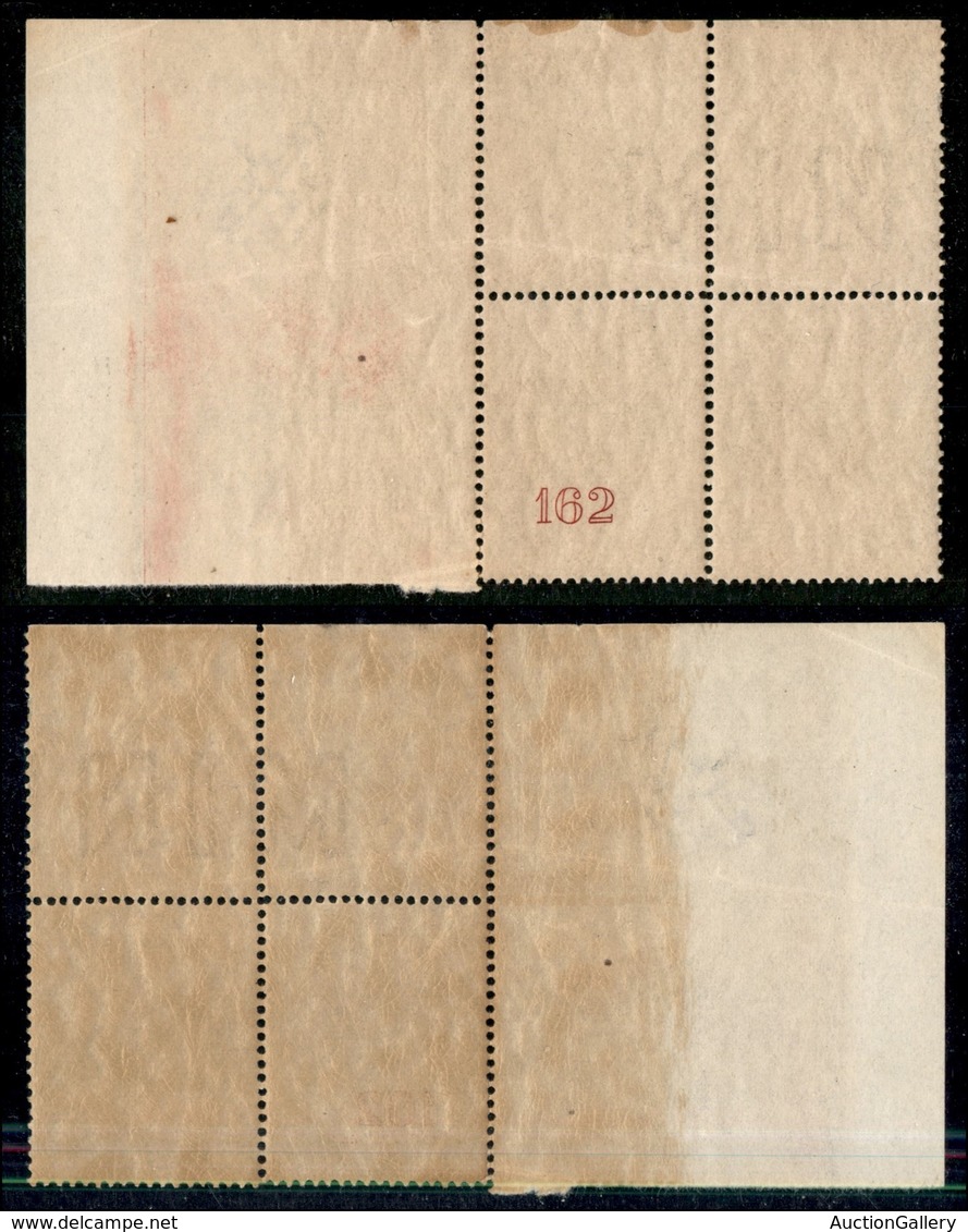 Regno - Posta Ordinaria - 1923 - Marcia Su Roma - Bordo Di Foglio Con Numero Di Tavola 162 Del 50 Cent - Gomma Integra - Altri & Non Classificati