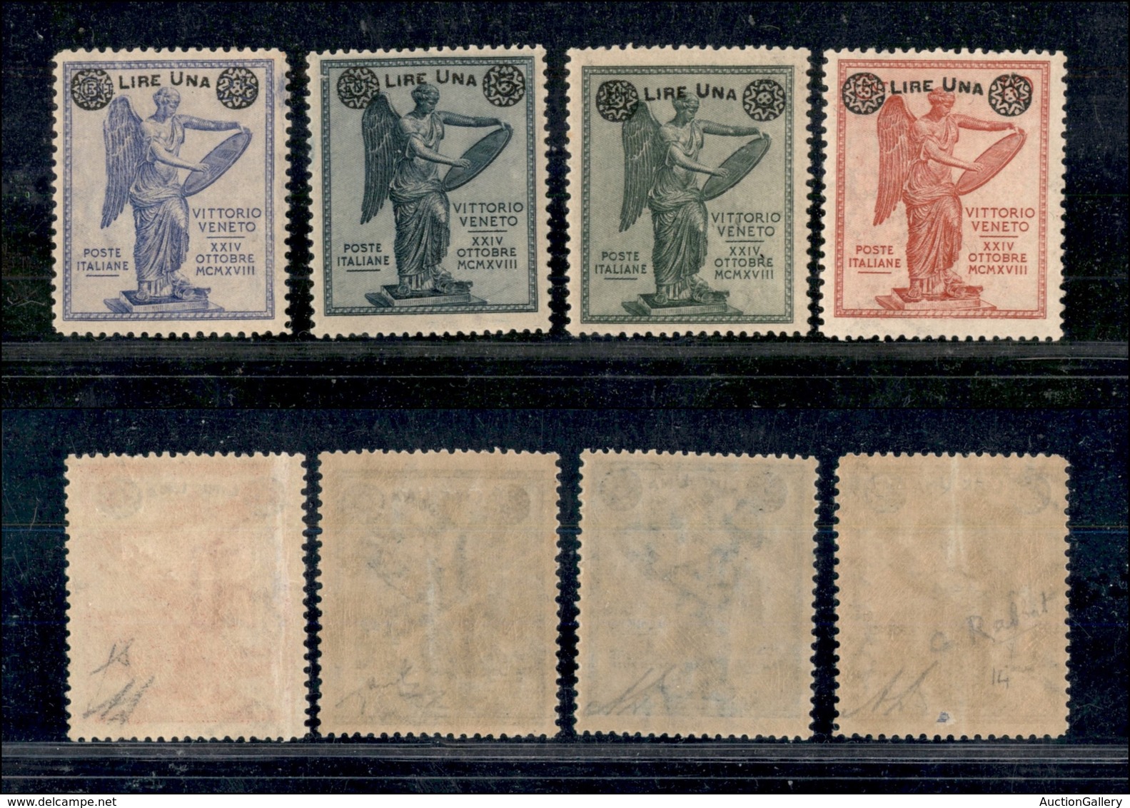Regno - Posta Ordinaria - 1924 - Soprastampati (158/161) - Serie Completa - Gomma Integra Con Piccoli Difetti (250) - Other & Unclassified
