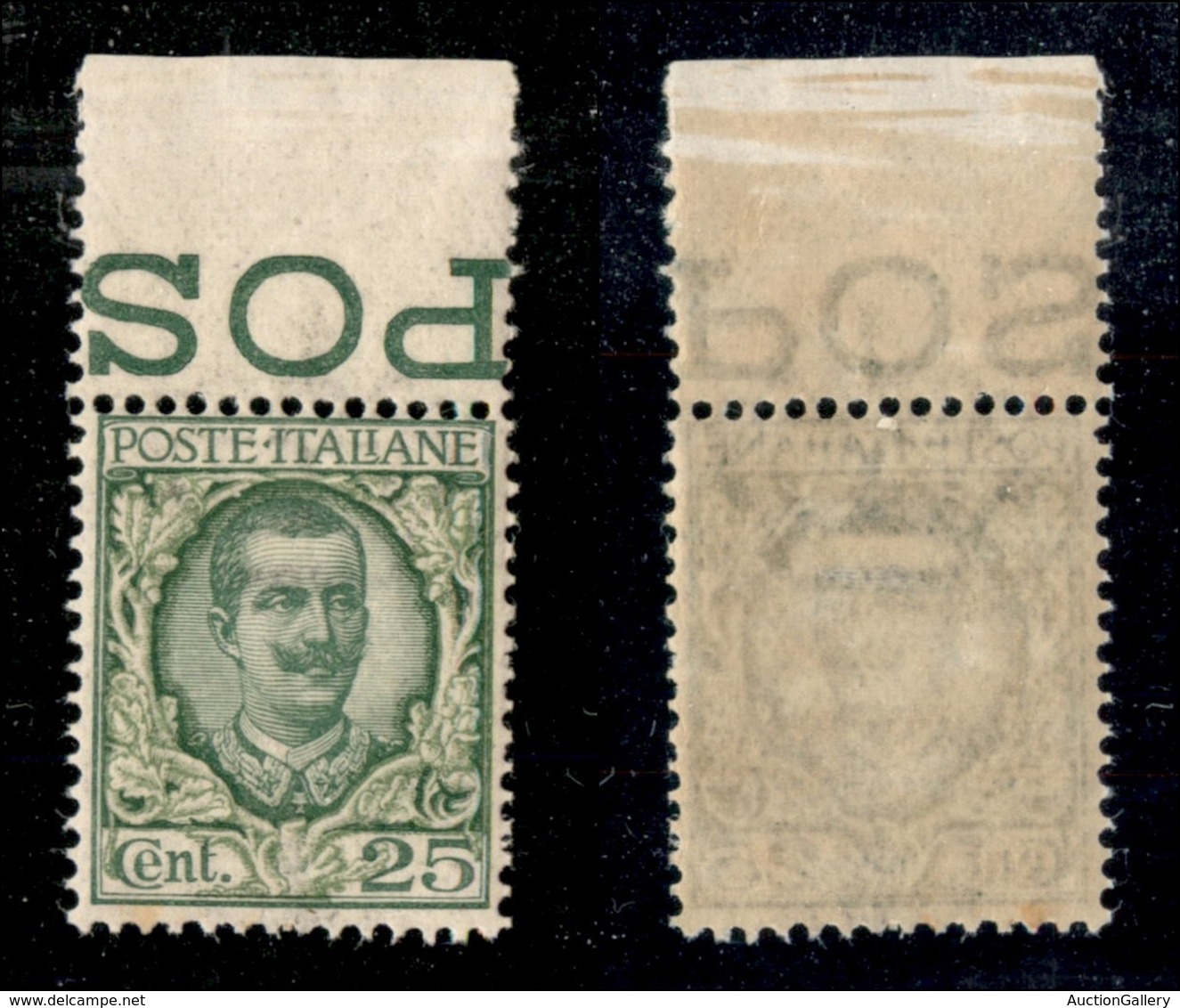 Regno - Posta Ordinaria - 1926 - 25 Cent Floreale (200) - Bordo Di Foglio - Gomma Integra - Ottimamente Centrato (20) - Altri & Non Classificati