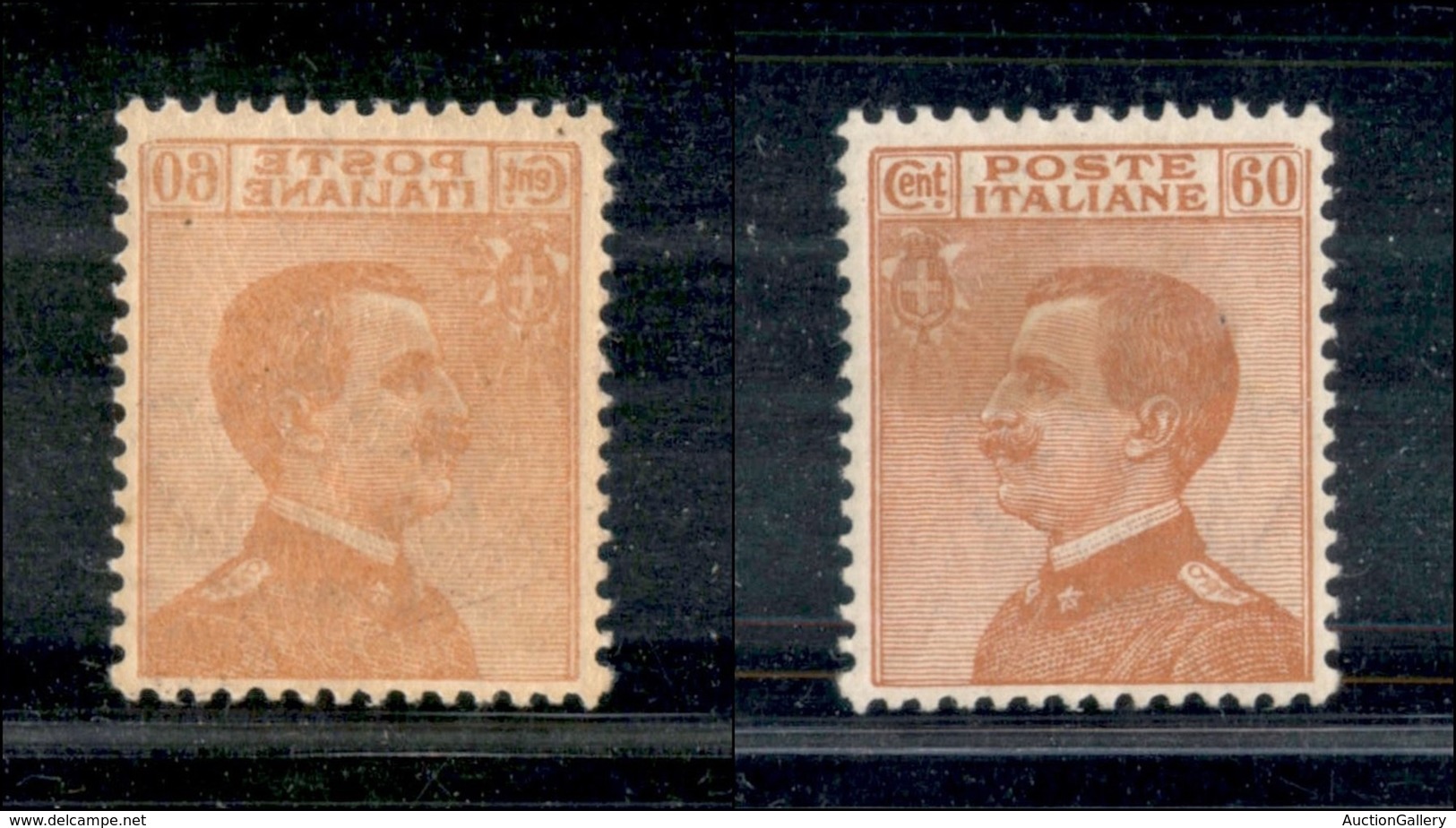 Regno - Posta Ordinaria - 1926 - 60 Cent Michetti (205f) - Decalco Della Stampa - Gomma Integra (75) - Other & Unclassified