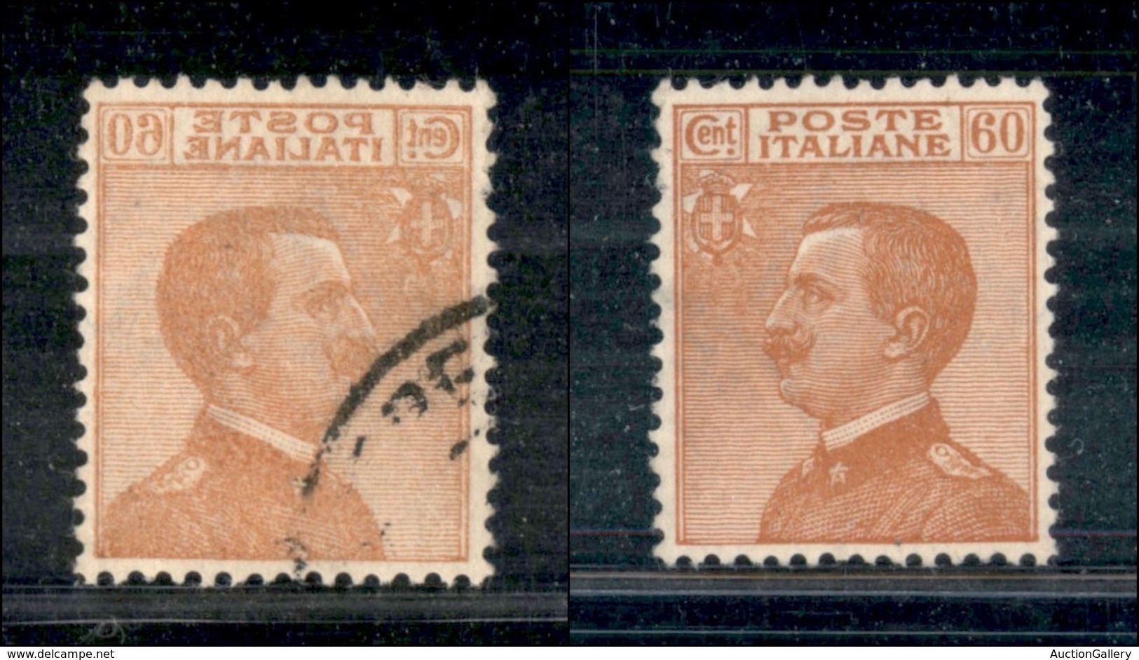 Regno - Posta Ordinaria - 1926 - 60 Cent Michetti (205f) - Decalco Della Stampa - Usato Al Verso - Molto Bello E Ben Cen - Other & Unclassified