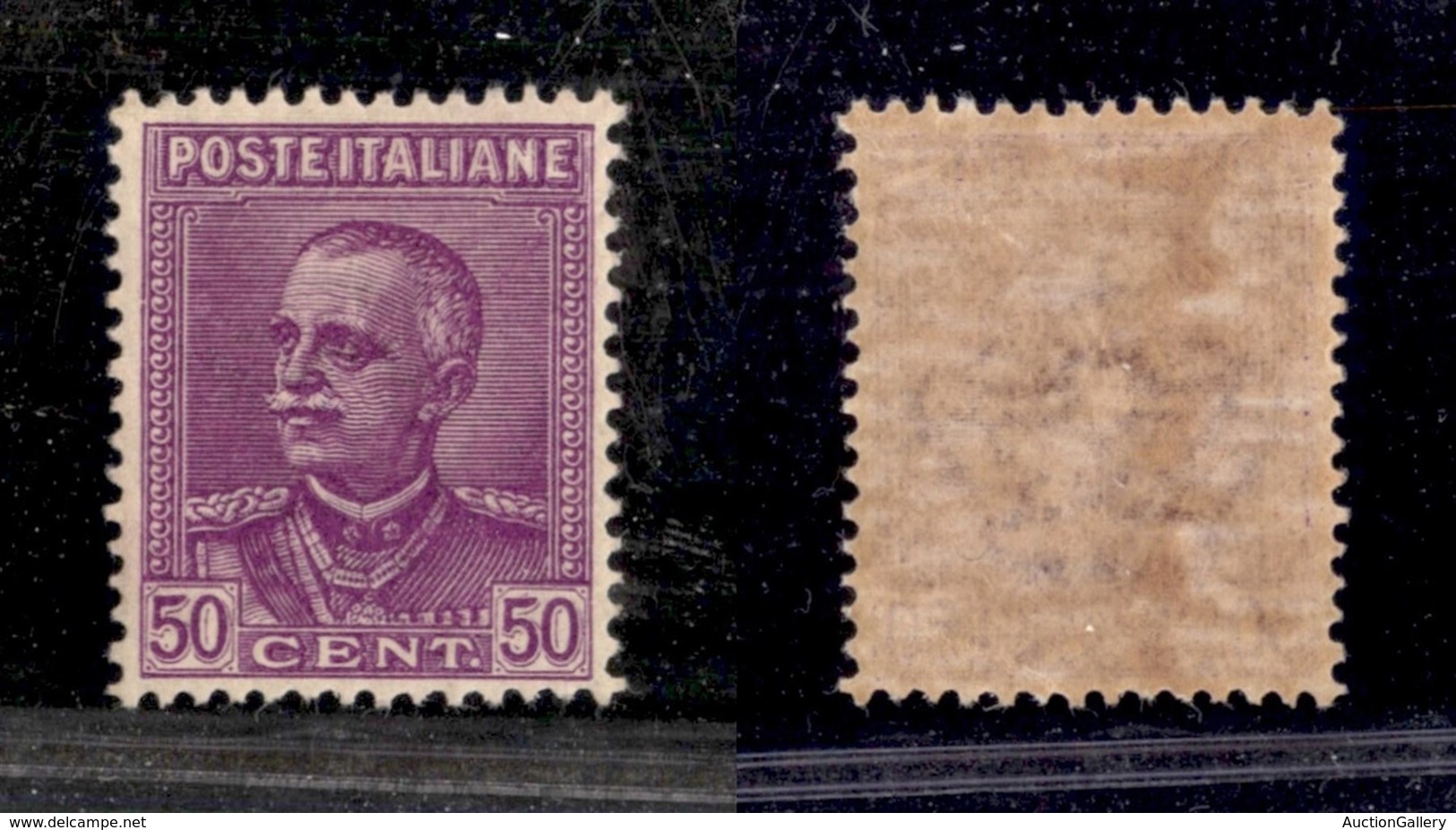 Regno - Posta Ordinaria - 1928 - 50 Cent Parmeggiani Violetto (225a) - Gomma Originale - Invisibile Traccia Di Linguella - Altri & Non Classificati