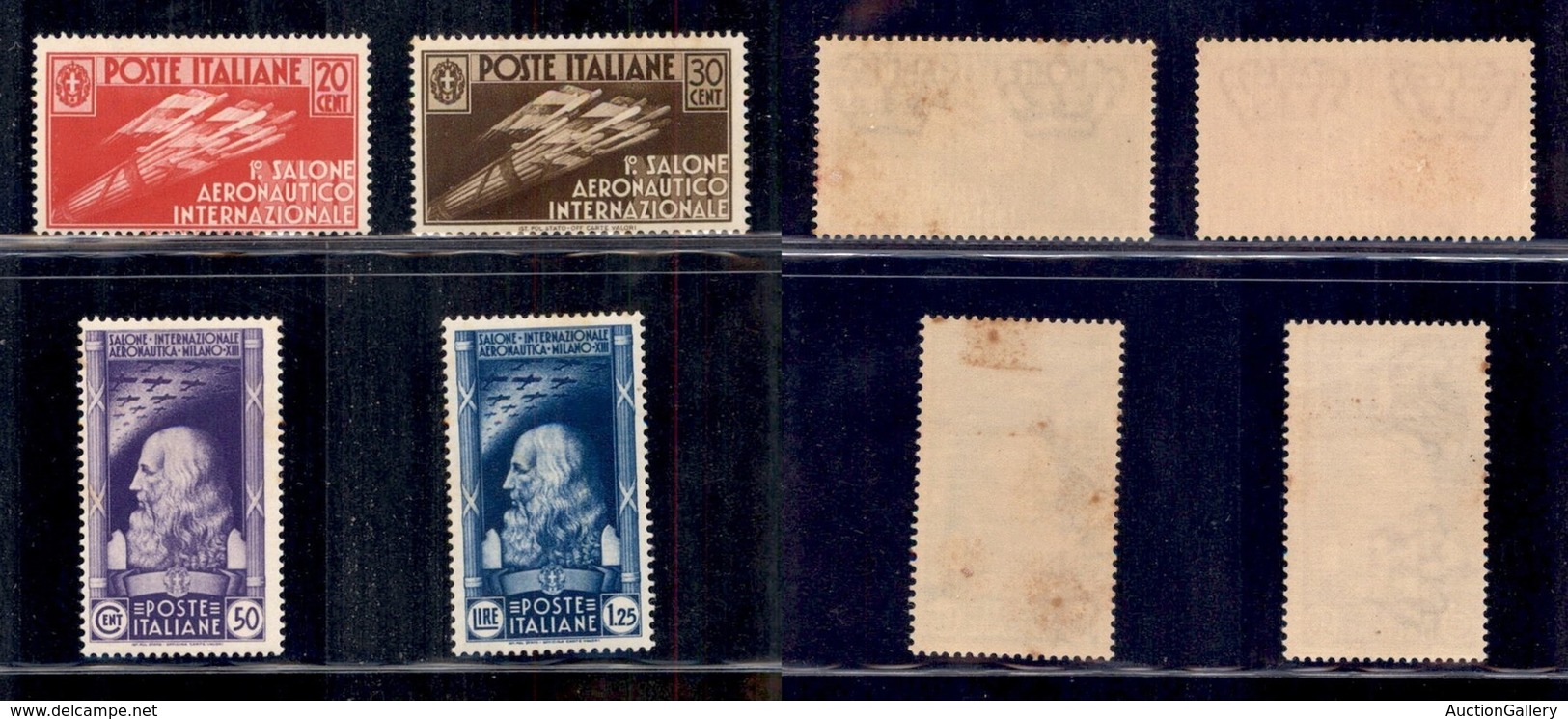 Regno - Posta Ordinaria - 1935 - Salone Aeronautico (384/387) - Serie Completa - Gomma Integra - Tre Valori (385/387) Co - Other & Unclassified