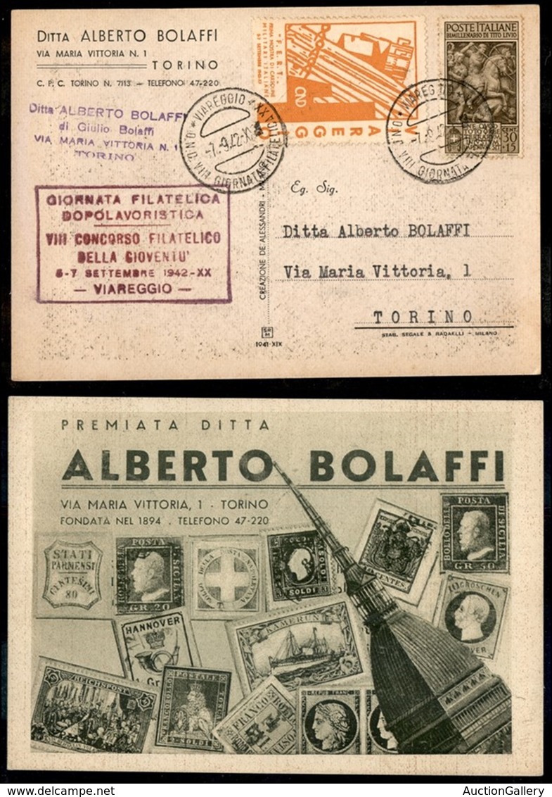 Regno - Posta Ordinaria - VIII Concorso Filatelico Della Gioventu 5/7 Settembre 1942 - 30 + 15 Cent Tito Livio (459) + E - Altri & Non Classificati