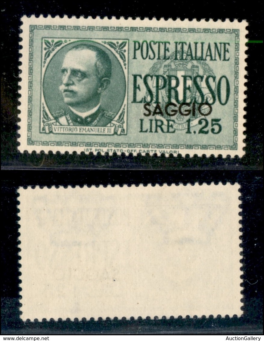 Regno - Espressi - 1932 - Saggi - 1.25 Lire (15) - Senza Gomma - Altri & Non Classificati