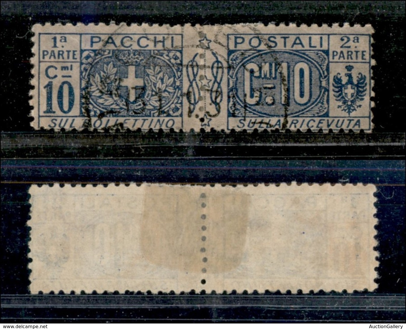 Regno - Pacchi Postali - 1914/1922 - 10 Cent Pacchi Postali Nodi Sabaudi (8) - Usato (30) - Other & Unclassified