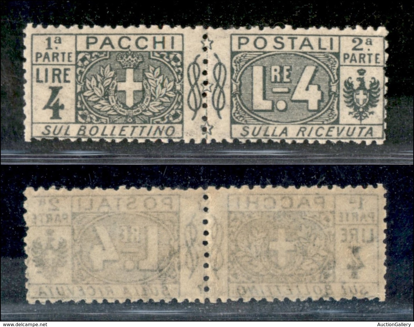 Regno - Pacchi Postali - 1925 - Falso Di Milano - 4 Lire (F15) - Gomma Integra (70) - Altri & Non Classificati