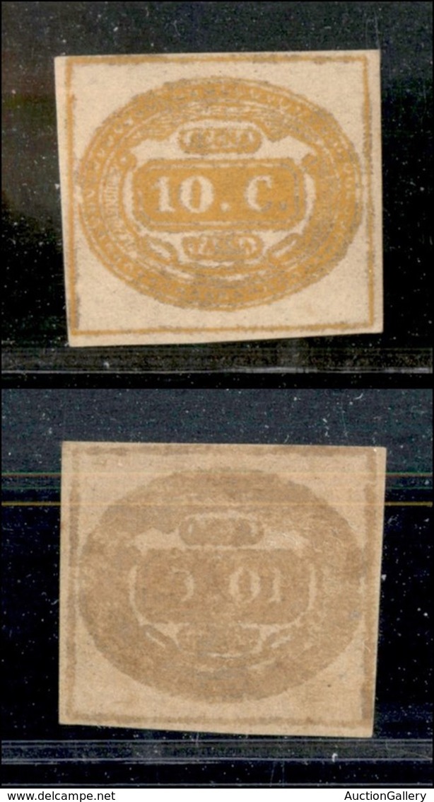 Regno - Segnatasse - 1863 - Fac Simile - 10 Cent Segnatasse (1) Con Stampa Oleosa - Senza Gomma - Otros & Sin Clasificación