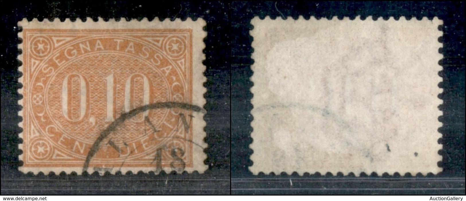 Regno - Segnatasse - 1869 - 10 Cent (2) - Usato (100) - Altri & Non Classificati