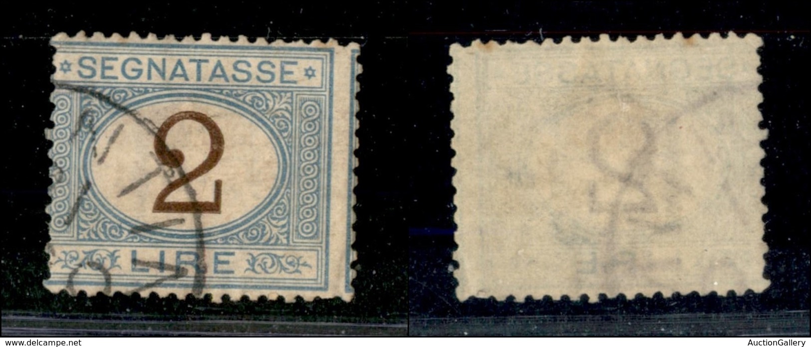 Regno - Segnatasse - 1870 - 2 Lire (12) - Usato (40) - Altri & Non Classificati