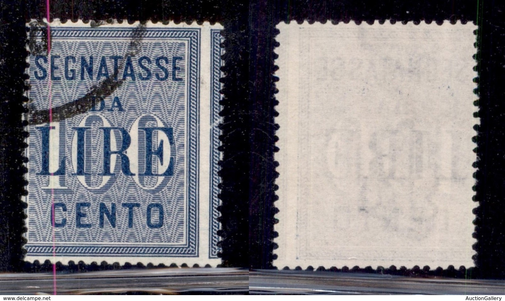 Regno - Segnatasse - 1903 - 100 Lire (32 Varieta) - Usato - Dentellatura Verticale Spostata (cornice A Destra) Non Catal - Altri & Non Classificati