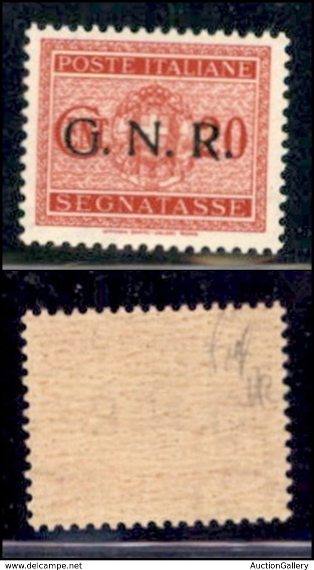 RSI - G.N.R. Verona - Segnatasse - 1944 - 20 Cent (49) - Gomma Integra (100) - Altri & Non Classificati