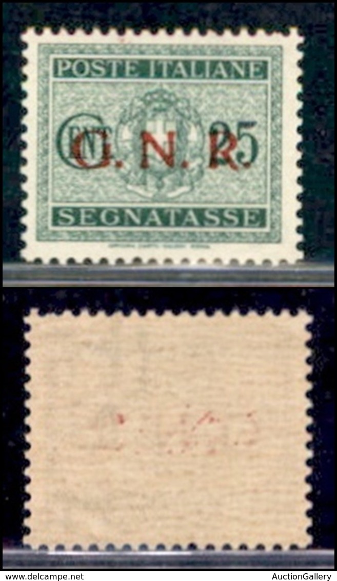 RSI - G.N.R. Verona - Segnatasse - 1944 - 25 Cent (50) - Gomma Integra - Otros & Sin Clasificación