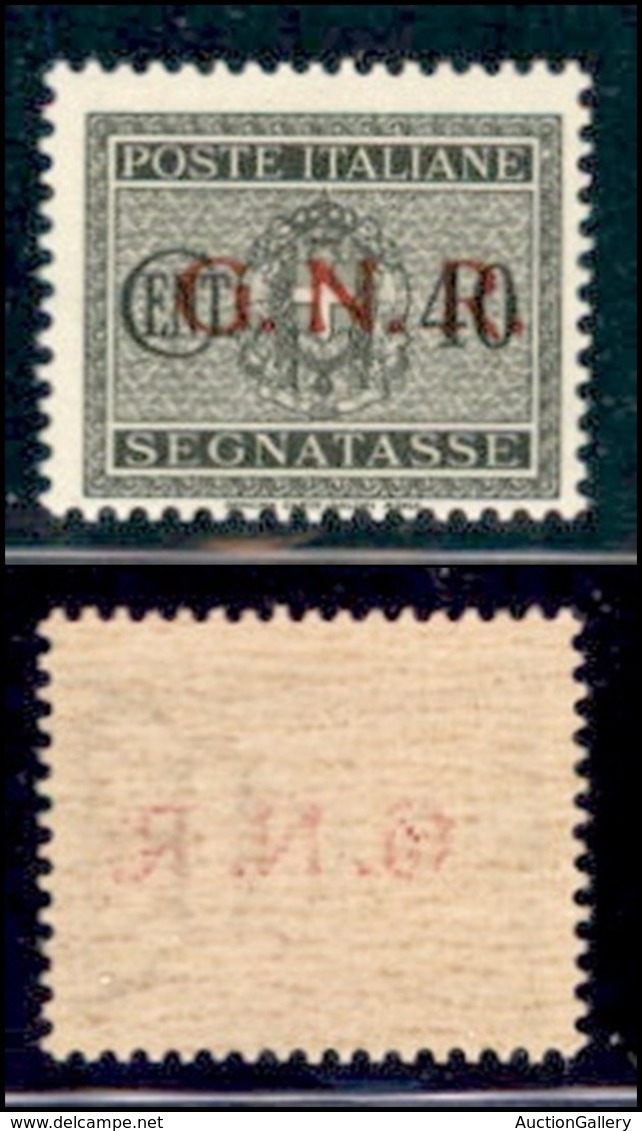 RSI - G.N.R. Verona - Segnatasse - 1944 - 40 Cent (52) - Gomma Integra - Altri & Non Classificati