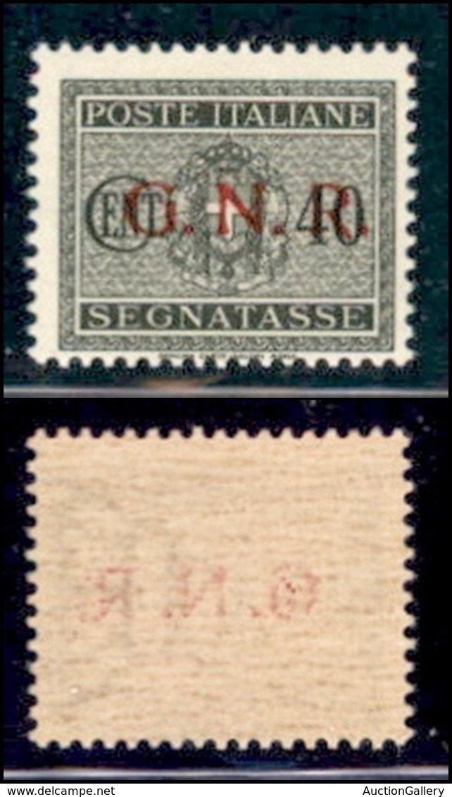 RSI - G.N.R. Verona - Segnatasse - 1944 - 40 Cent (52) - Gomma Integra - Other & Unclassified