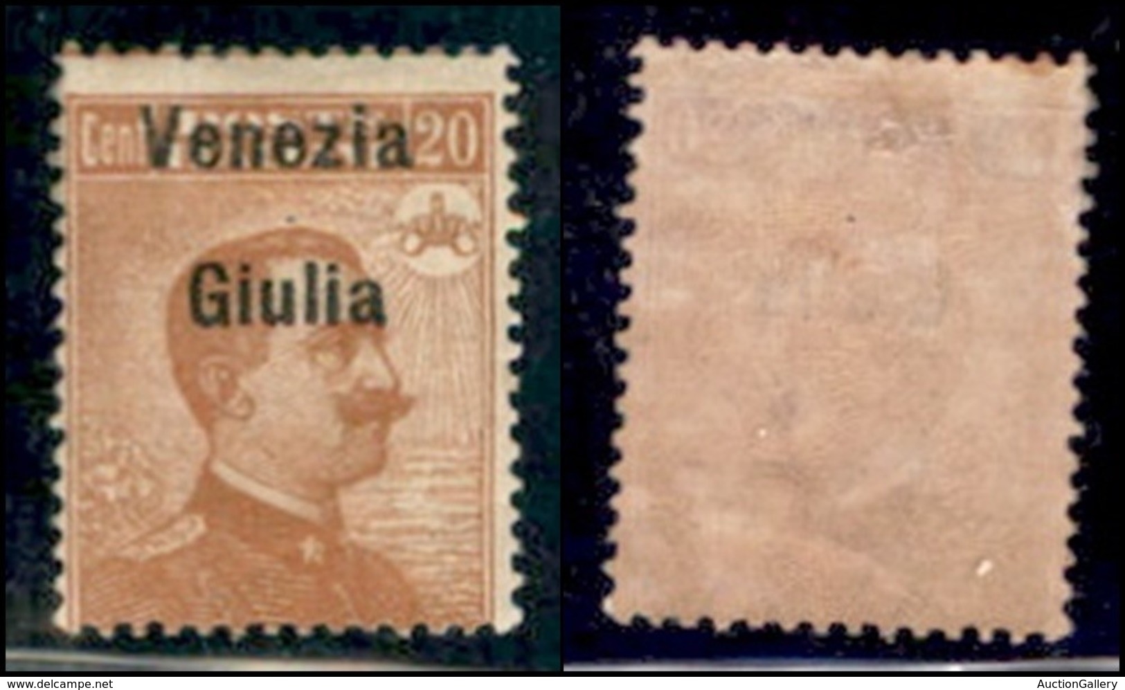 Occupazioni I Guerra Mondiale - Venezia Giulia - Posta Ordinaria - 1918 - 20 Cent (23 Ea) - Soprastampa In Alto - Gomma  - Other & Unclassified